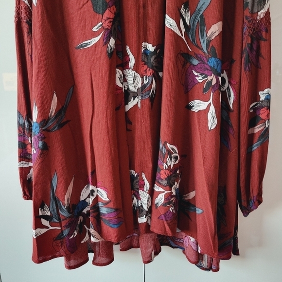 Free People Electric Orchid Tunic Swing Dress - Picture 5 of 12